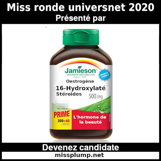Miss ronde universnet 2020 - Prsent par - Oestrogne - 16-Hydroxylat Stroides - L'hormone de la beaut
