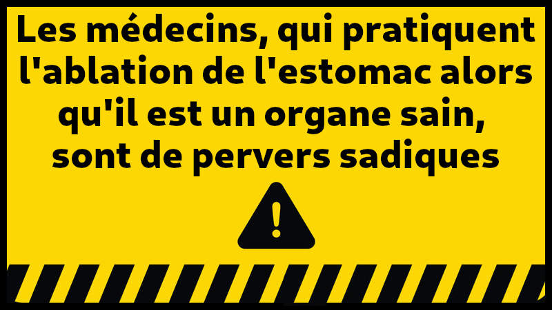 La chirurgie bariatrique est un moyen de perdre du poids bien trop drastique et extrme pour en justifier son utilisation.