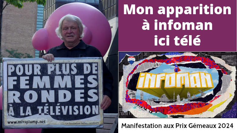 Vers 18h00,  MC Gilles m'a fait une petite entrevue pour l'mission Infoman de Radio-Canada.